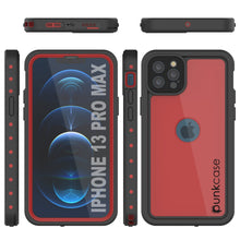 Load image into Gallery viewer, iPhone 13 Pro Max Waterproof IP68 Case, Punkcase [Red] [StudStar Series] [Slim Fit] (Color in image: Purple)
