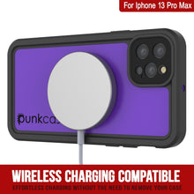 Load image into Gallery viewer, iPhone 13 Pro Max Waterproof IP68 Case, Punkcase [Purple] [StudStar Series] [Slim Fit] [Dirtproof] (Color in image: Black)
