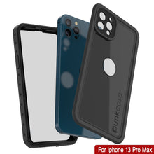 Load image into Gallery viewer, iPhone 13 Pro Max Waterproof IP68 Case, Punkcase [Black] [StudStar Series] [Slim Fit] (Color in image: Teal)

