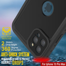 Load image into Gallery viewer, iPhone 13 Pro Max Waterproof IP68 Case, Punkcase [Black] [StudStar Series] [Slim Fit] (Color in image: White)
