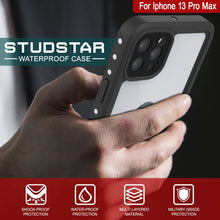 Load image into Gallery viewer, iPhone 13 Pro Max Waterproof IP68 Case, Punkcase [White] [StudStar Series] [Slim Fit] [Dirtproof] (Color in image: Light Green)

