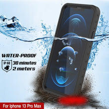 Load image into Gallery viewer, iPhone 13 Pro Max Waterproof IP68 Case, Punkcase [Black] [StudStar Series] [Slim Fit] (Color in image: Pink)
