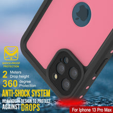 Load image into Gallery viewer, iPhone 13 Pro Max Waterproof IP68 Case, Punkcase [Pink] [StudStar Series] [Slim Fit] [Dirtproof] (Color in image: Teal)
