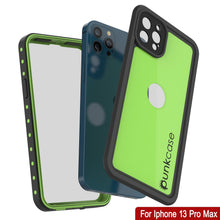 Load image into Gallery viewer, iPhone 13 Pro Max Waterproof IP68 Case, Punkcase [Light green] [StudStar Series] [Slim Fit] [Dirtproof] (Color in image: Clear)
