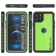 Load image into Gallery viewer, iPhone 13 Pro Waterproof IP68 Case, Punkcase [Light green] [StudStar Series] [Slim Fit] [Dirtproof] (Color in image: Black)
