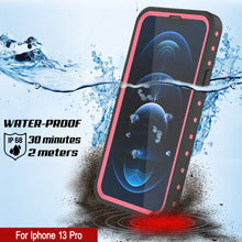 Cargar imagen en el visor de la galería, iPhone 13 Pro Waterproof IP68 Case, Punkcase [Pink] [StudStar Series] [Slim Fit] [Dirtproof] (Color in image: White)
