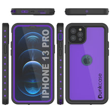 Load image into Gallery viewer, iPhone 13 Pro Waterproof IP68 Case, Punkcase [Purple] [StudStar Series] [Slim Fit] [Dirtproof] (Color in image: Light Green)
