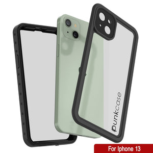 iPhone 13 Waterproof IP68 Case, Punkcase [Clear] [StudStar Series] [Slim Fit] [Dirtproof] (Color in image: Pink)
