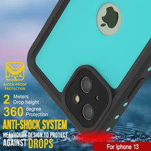 Load image into Gallery viewer, iPhone 13 Waterproof IP68 Case, Punkcase [Teal] [StudStar Series] [Slim Fit] (Color in image: Red)
