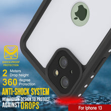 Load image into Gallery viewer, iPhone 13 Waterproof IP68 Case, Punkcase [White] [StudStar Series] [Slim Fit] [Dirtproof] (Color in image: Black)
