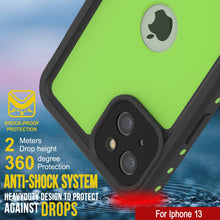 Cargar imagen en el visor de la galería, iPhone 13 Waterproof IP68 Case, Punkcase [Light green] [StudStar Series] [Slim Fit] [Dirtproof] (Color in image: Purple)
