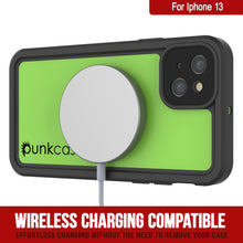 Cargar imagen en el visor de la galería, iPhone 13 Waterproof IP68 Case, Punkcase [Light green] [StudStar Series] [Slim Fit] [Dirtproof] (Color in image: Red)
