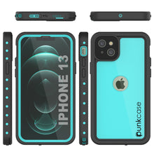 Load image into Gallery viewer, iPhone 13 Waterproof IP68 Case, Punkcase [Teal] [StudStar Series] [Slim Fit] (Color in image: Purple)
