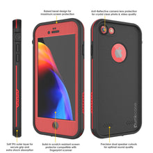 Cargar imagen en el visor de la galería, iPhone 7 Waterproof Case, Punkcase SpikeStar Red Series | Thin Fit 6.6ft Underwater IP68 (Color in image: light blue)

