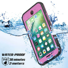 Load image into Gallery viewer, iPhone 8+ Plus Waterproof Case, Punkcase SpikeStar Pink Series | Thin Fit 6.6ft Underwater IP68 (Color in image: black)
