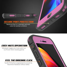 Load image into Gallery viewer, iPhone 8+ Plus Waterproof Case, Punkcase SpikeStar Pink Series | Thin Fit 6.6ft Underwater IP68 (Color in image: white)
