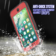 Cargar imagen en el visor de la galería, iPhone 8+ Plus Waterproof Case, Punkcase SpikeStar Red Series | Thin Fit 6.6ft Underwater IP68 (Color in image: purple)
