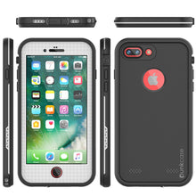 Load image into Gallery viewer, iPhone 8+ Plus Waterproof Case, Punkcase SpikeStar White Series | Thin Fit 6.6ft Underwater IP68 (Color in image: teal)
