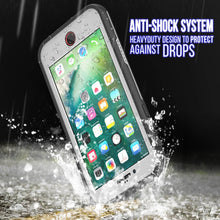 Load image into Gallery viewer, iPhone 8+ Plus Waterproof Case, Punkcase SpikeStar White Series | Thin Fit 6.6ft Underwater IP68 (Color in image: purple)
