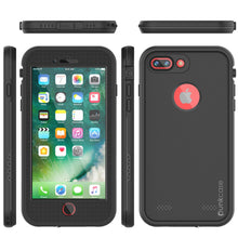 Cargar imagen en el visor de la galería, iPhone 8+ Plus Waterproof Case, Punkcase SpikeStar Black Series | Thin Fit 6.6ft Underwater IP68 (Color in image: teal)
