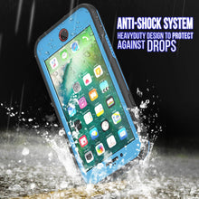 Load image into Gallery viewer, iPhone 8+ Plus Waterproof Case, Punkcase SpikeStar Light-Blue Series | Thin Fit 6.6ft Underwater IP68 (Color in image: purple)
