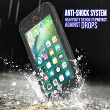 Cargar imagen en el visor de la galería, iPhone 8+ Plus Waterproof Case, Punkcase SpikeStar Black Series | Thin Fit 6.6ft Underwater IP68 (Color in image: purple)
