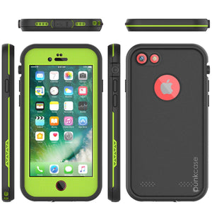 iPhone 8 Waterproof Case, Punkcase SpikeStar Light-Green Series | Thin Fit 6.6ft Underwater IP68 (Color in image: teal)