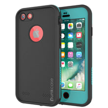 Cargar imagen en el visor de la galería, iPhone 8 Waterproof Case, Punkcase SpikeStar Teal Series | Thin Fit 6.6ft Underwater IP68 (Color in image: teal)
