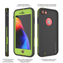 Cargar imagen en el visor de la galería, iPhone 8 Waterproof Case, Punkcase SpikeStar Light-Green Series | Thin Fit 6.6ft Underwater IP68 (Color in image: light blue)
