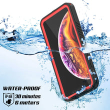 Cargar imagen en el visor de la galería, iPhone XR Waterproof Case, Punkcase [Extreme Series] Armor Cover W/ Built In Screen Protector [Red] (Color in image: Purple)

