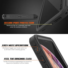 Cargar imagen en el visor de la galería, iPhone XR Waterproof Case, Punkcase [Extreme Series] Armor Cover W/ Built In Screen Protector [Black] (Color in image: Pink)
