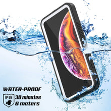 Cargar imagen en el visor de la galería, iPhone XR Waterproof Case, Punkcase [Extreme Series] Armor Cover W/ Built In Screen Protector [White] (Color in image: Purple)
