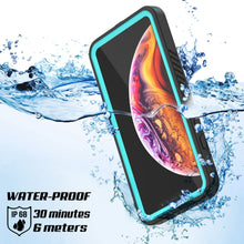 Cargar imagen en el visor de la galería, iPhone XR Waterproof Case, Punkcase [Extreme Series] Armor Cover W/ Built In Screen Protector [Teal] (Color in image: Light Green)
