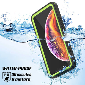 iPhone XR Waterproof Case, Punkcase [Extreme Series] Armor Cover W/ Built In Screen Protector [Light Green] (Color in image: Light Blue)