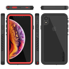 Cargar imagen en el visor de la galería, iPhone XR Waterproof Case, Punkcase [Extreme Series] Armor Cover W/ Built In Screen Protector [Red] (Color in image: White)
