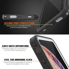 Cargar imagen en el visor de la galería, iPhone XR Waterproof Case, Punkcase [Extreme Series] Armor Cover W/ Built In Screen Protector [White] (Color in image: Pink)
