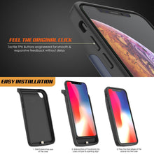 Cargar imagen en el visor de la galería, iPhone 11 Battery Case, PunkJuice 5000mAH Fast Charging Power Bank W/ Screen Protector | [Blue] (Color in image: red)
