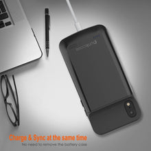 Cargar imagen en el visor de la galería, iPhone 11 Battery Case, PunkJuice 5000mAH Fast Charging Power Bank W/ Screen Protector | [Black] 
