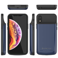 Cargar imagen en el visor de la galería, iPhone 11 Battery Case, PunkJuice 5000mAH Fast Charging Power Bank W/ Screen Protector | [Blue] 

