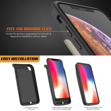 Load image into Gallery viewer, iPhone 11 Battery Case, PunkJuice 5000mAH Fast Charging Power Bank W/ Screen Protector | [Gold] (Color in image: red)
