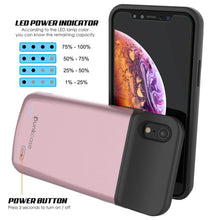 Cargar imagen en el visor de la galería, iPhone 11 Pro Max Battery Case, PunkJuice 5000mAH Fast Charging Power Bank W/ Screen Protector | [Rose-Gold] (Color in image: gold)
