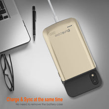 Load image into Gallery viewer, iPhone 11 Battery Case, PunkJuice 5000mAH Fast Charging Power Bank W/ Screen Protector | [Gold] 
