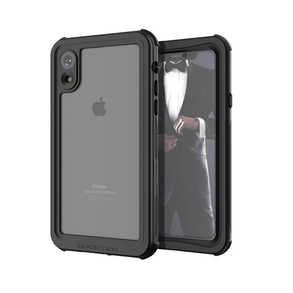 iPhone Xr  Case ,Ghostek Nautical Series  for iPhone Xr Rugged Heavy Duty Case |  BLACK (Color in image: Black)