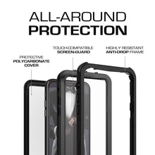 Load image into Gallery viewer, iPhone Xr  Case ,Ghostek Nautical Series  for iPhone Xr Rugged Heavy Duty Case |  BLACK 
