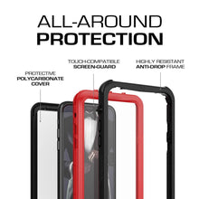 Cargar imagen en el visor de la galería, iPhone Xr  Case ,Ghostek Nautical Series  for iPhone Xr Rugged Heavy Duty Case |  RED 
