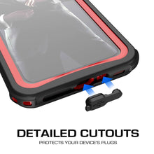 Cargar imagen en el visor de la galería, iPhone Xr  Case ,Ghostek Nautical Series  for iPhone Xr Rugged Heavy Duty Case |  RED 
