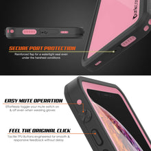 Cargar imagen en el visor de la galería, iPhone XR Waterproof IP68 Case, Punkcase [Pink] [StudStar Series] [Slim Fit] [Dirtproof] (Color in image: red)
