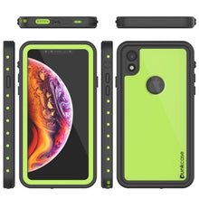 Cargar imagen en el visor de la galería, iPhone XR Waterproof IP68 Case, Punkcase [Light green] [StudStar Series] [Slim Fit] [Dirtproof] (Color in image: red)
