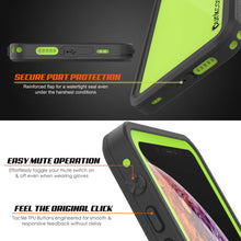 Cargar imagen en el visor de la galería, iPhone XR Waterproof IP68 Case, Punkcase [Light green] [StudStar Series] [Slim Fit] [Dirtproof] (Color in image: Clear.)

