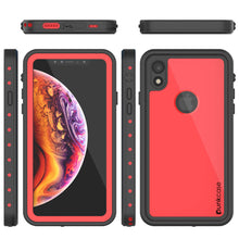 Cargar imagen en el visor de la galería, iPhone XR Waterproof IP68 Case, Punkcase [Red] [StudStar Series] [Slim Fit] (Color in image: light blue)
